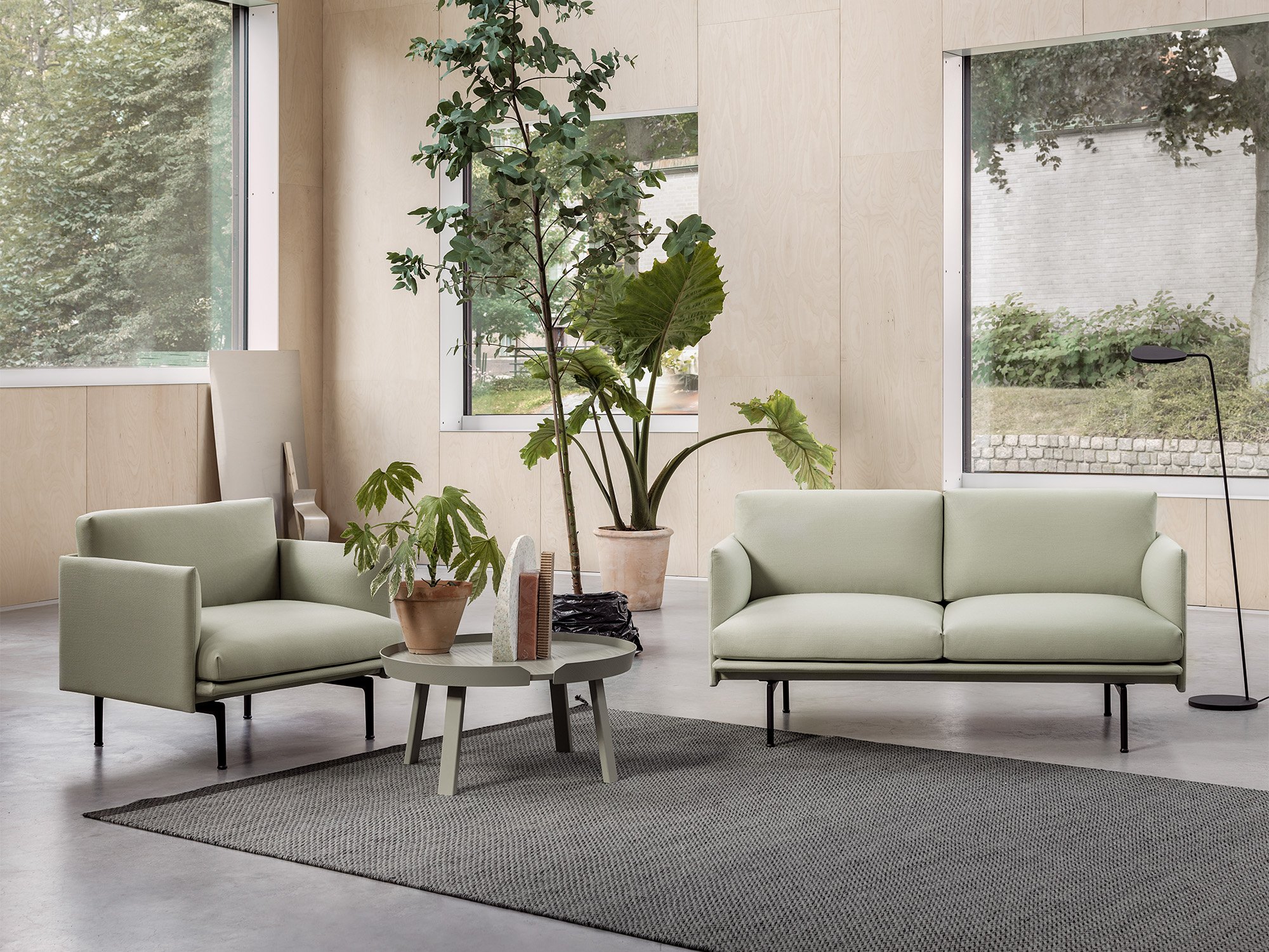 muuto ムート　OUTLINE STUDIO SOFAソファ　2シーター Outline Sofa 2-Sitzer von Muuto | Connox Shop