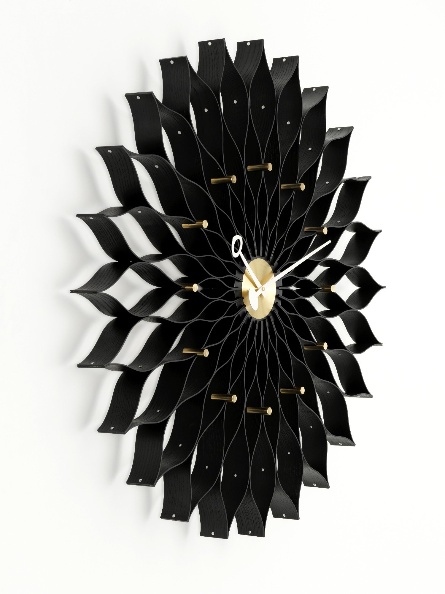 e Nelson Vitra Sunflower Clock ブラック サンフラワー クロック（Wall Clocks - Sunflower Clock）／【ヴィトラ