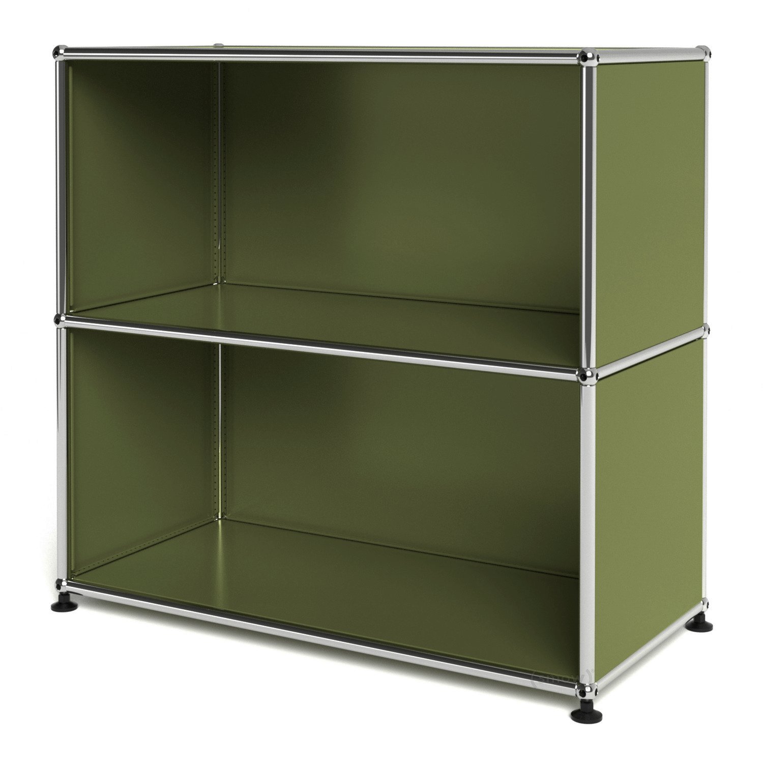 USM Haller Sideboard M offen, Olivgrün RAL 6003 | USM Haller | Sideboards