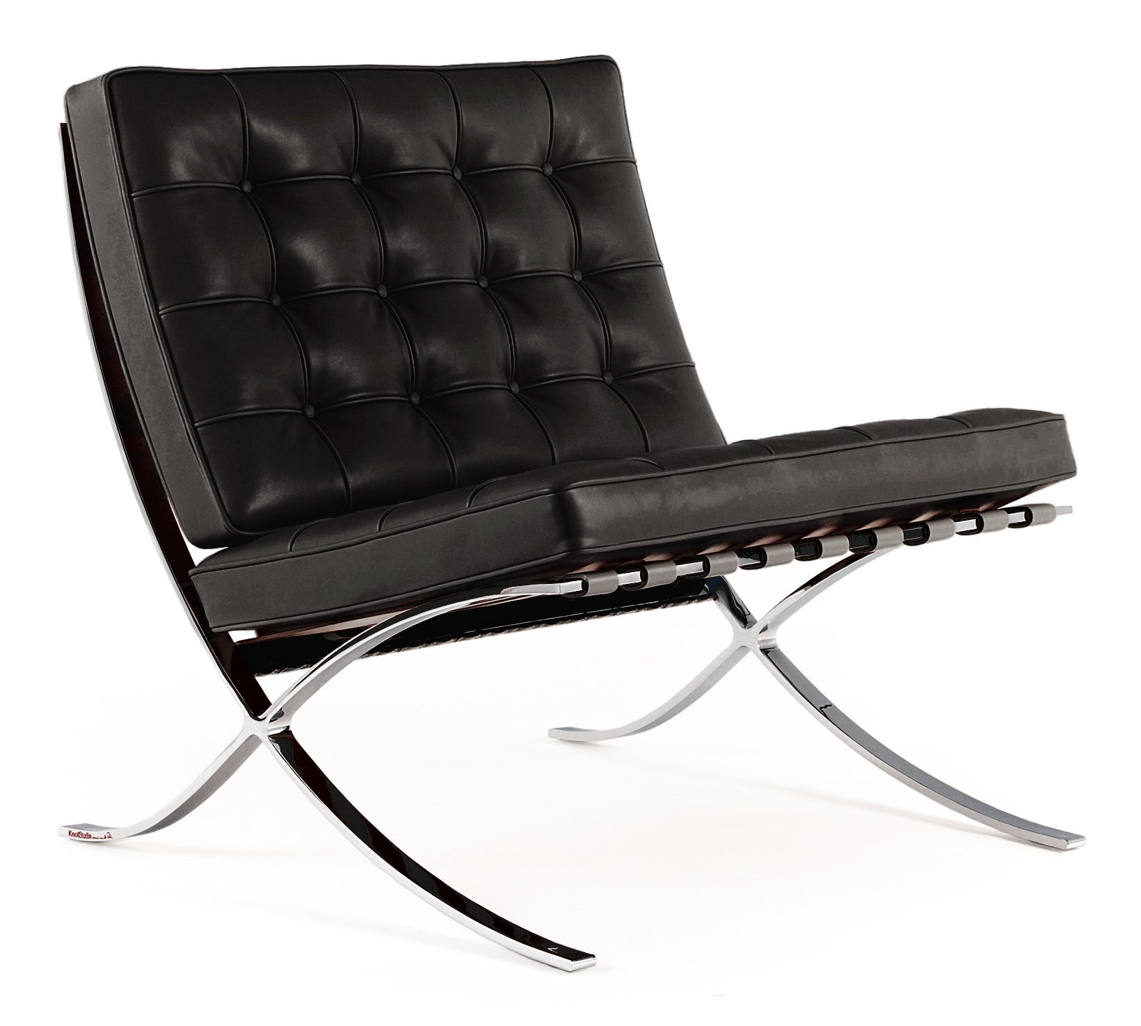 Barcelona Sessel Relax, Leder Venezia - schwarz | Knoll International | Knoll International