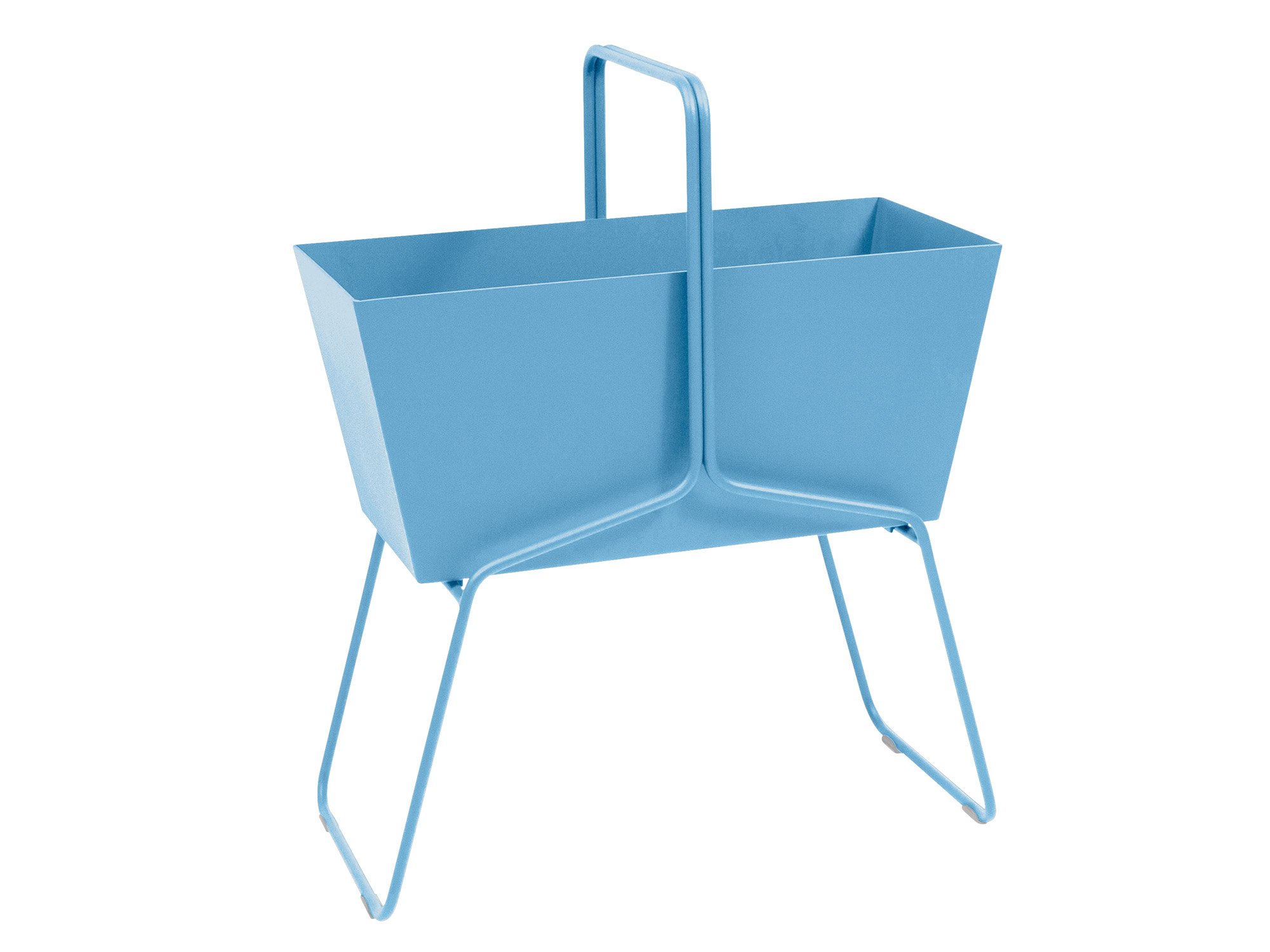 Basket Pflanzkasten, H 84 x B 70 cm, Maya-Blau | Fermob | Kleinaufbewahrung