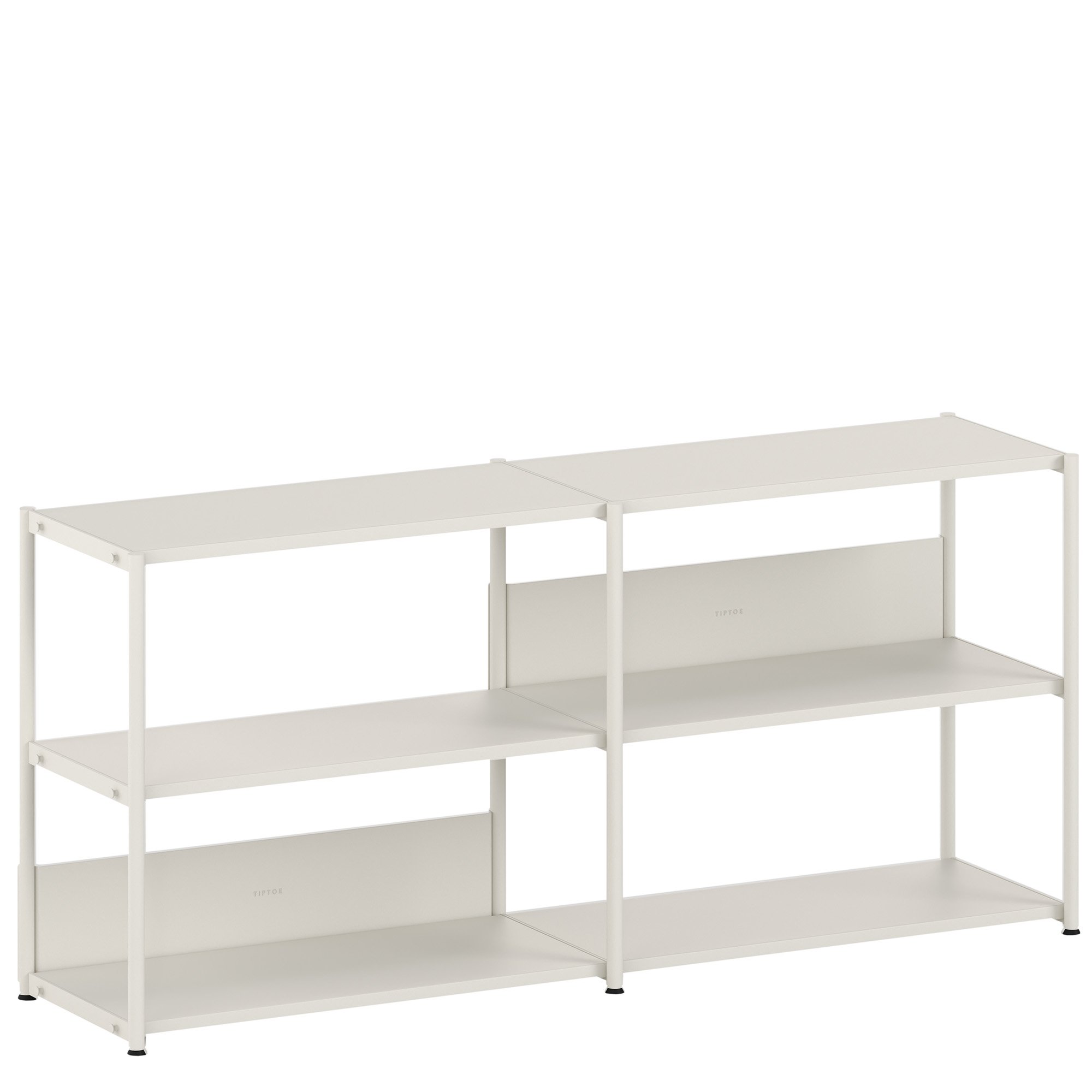 Unit Sideboard L Stahl, Offen, Creme weiß | Tiptoe | Sideboards & Kommoden