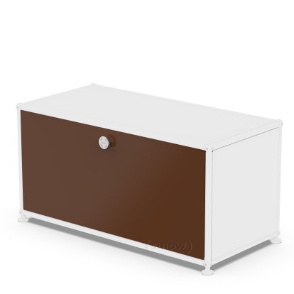 USM Haller Klapptür für USM Haller Regale, 75 cm x 35 cm, USM braun, ohne Schloss