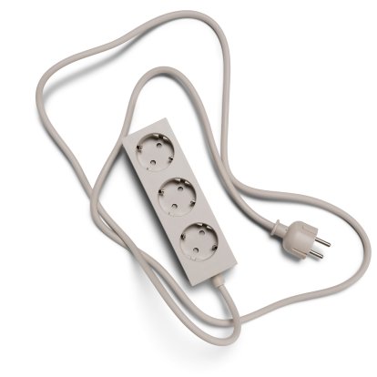 Power Bar / Beam Steckdosenleiste, 3 Steckdosen, Oat, 5 m