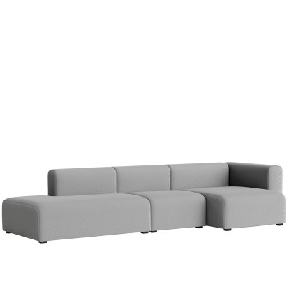 Mags Sofa Kombination 4, Armlehne rechts, Steelcut Trio 133 - hellgrau