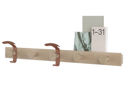 Avail Coat Rack, Eiche/kupferbraun