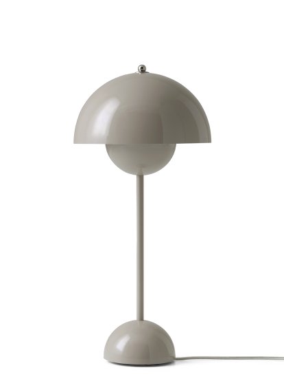 Flowerpot VP3 Tischleuchte, Grey beige