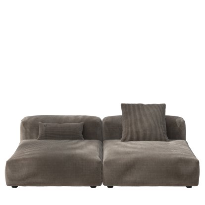 Vetsak Sofa Set 1, L, Cord velours - Mocha, Mit Kissen