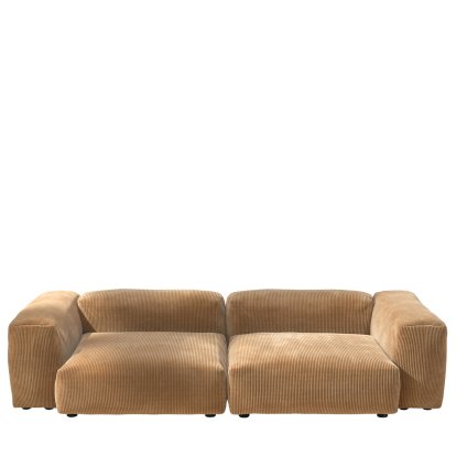 Vetsak Sofa Set 2, L, Cord velours - Camel, Ohne Kissen