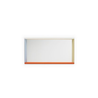 Colour Frame Mirror, Mittel (48 cm x 91 cm), Blau / Orange