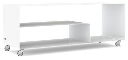 Sideboard R 111, Einfarbig, Signalweiß (RAL 9003), Industrierollen