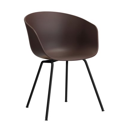 About A Chair AAC 26 Armlehnstuhl, Raisin 2.0, Stahl pulverbeschichtet schwarz