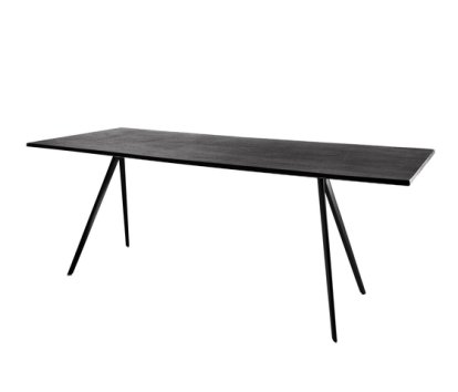 Baguette Outdoor, Italienischer Schiefer, Schwarz, 160 x 85 cm