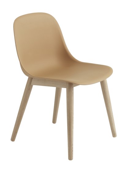 Fiber Side Chair Wood, Ocker / Eiche