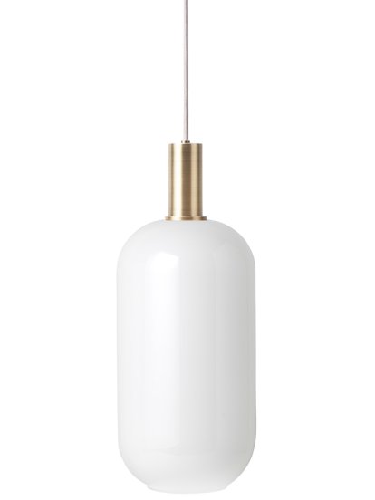 Details Ferm Living Collect Lighting Collect Lighting, Niedrig, Brass, Opal Tall, Weiß