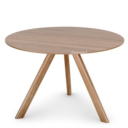 Copenhague Round Table CPH20, Ø 120 x H 74, Eiche lackiert, Eichefurnier