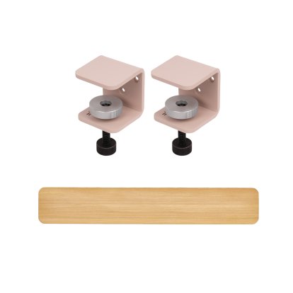 Tiptoe Wandregal Eiche massiv, Wandregal 120 cm, TipToe x HEJU - Aurora Rosa