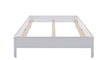 Nait Doppelbett, 140 x 200, Ohne Kopfteil, CPL weiß
