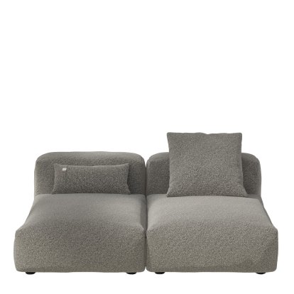 Vetsak Sofa Set 1, M, Pebble - Platinum, Mit Kissen