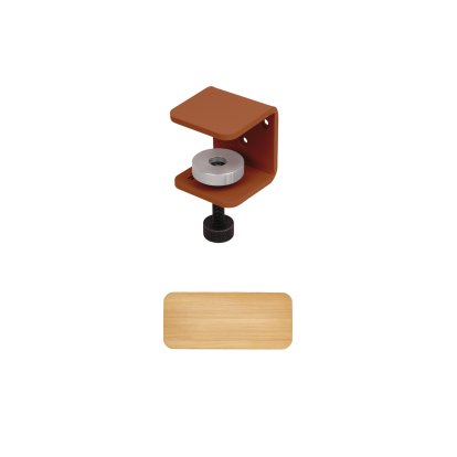 Tiptoe Wandregal Eiche massiv, Wandregal 45 cm, TipToe x HEJU - Zimtbraun