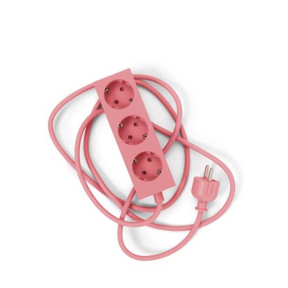 Power Bar / Beam Steckdosenleiste, 3 Steckdosen, Bubble gum, 5 m