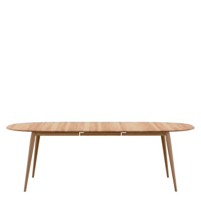 PLAYdinner Lamé Tisch, Eiche natur geölt, Mit einer Einlegeplatte (L 180-230 cm)