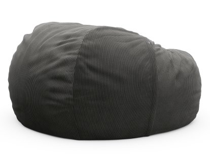 Vetsak Beanbag, L (H 90 x Ø 140 cm), Cord velours - Dark grey