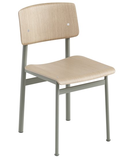Loft Chair, Eiche/Dusty green