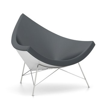 Coconut Chair, Leder (Standard), Asphalt