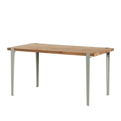Balthazar Esstisch, Eiche recycled, Eukalyptusgrau