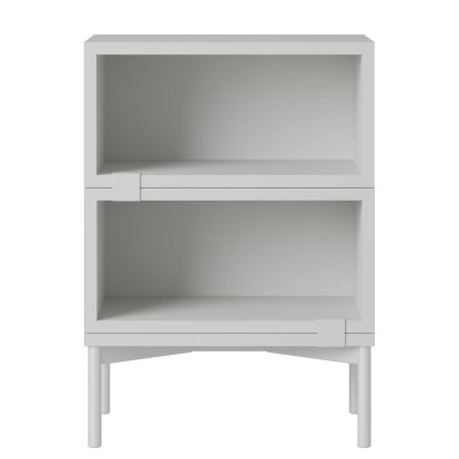 Stacked Bedside 1, Grau