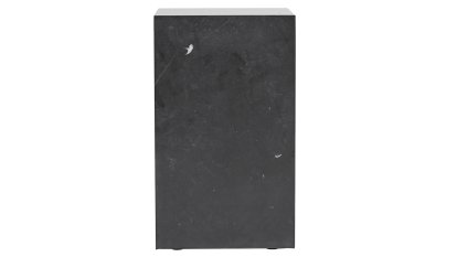 Plinth Side Table, H 51 x B 30 x T 30 cm, Schwarz