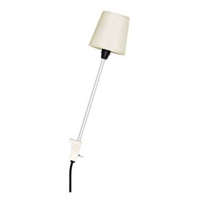 Rosi Lamp, Aluminium silber eloxiert, Ecru