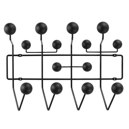 Hang it all, Schwarz: Kugeln Esche schwarz, matt