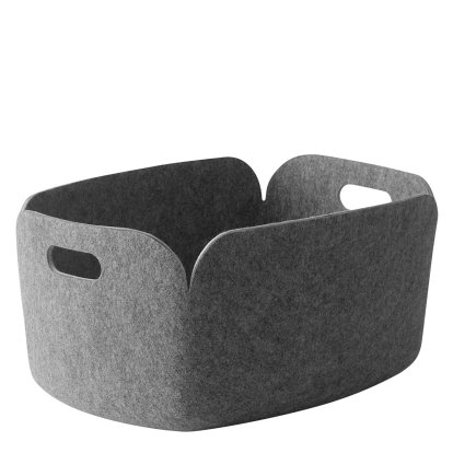 Restore Aufbewahrungskorb, L 48 cm x B 35 cm, Grau