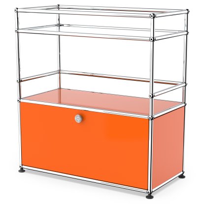 USM Haller Bar Sideboard Typ I, Reinorange RAL 2004