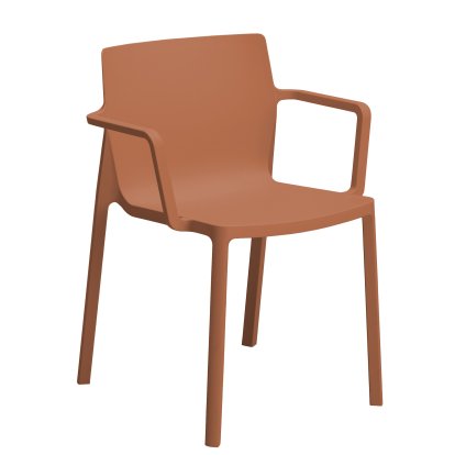 LP Stuhl Recycled, Mit Armlehnen, Ton
