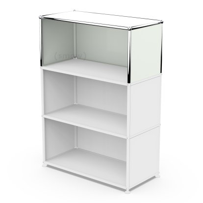 USM Haller Anbaupaket Vertikal 1, Lichtgrau RAL 7035, 35 cm