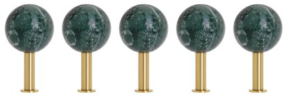 Dots Stone Wandhaken 5er Set