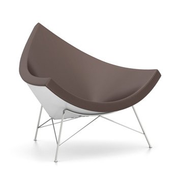 Coconut Chair, Leder (Standard), Kastanie