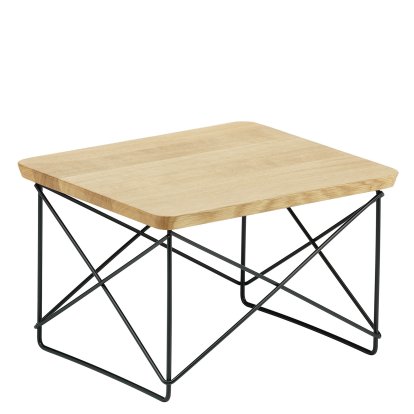 LTR Occasional Table, Eiche natur massiv, geölt, Pulverbeschichtet basic dark