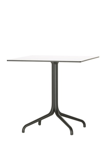 Belleville Table Outdoor, 75 x 75 cm, Vollkernmaterial weiß