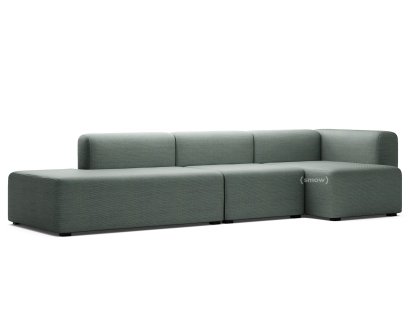 Mags Sofa mit Récamière, Armlehne rechts, Steelcut Trio - dunkelgrau