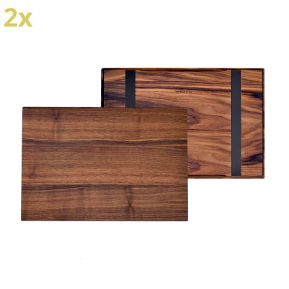 Holzauflage für USM Haller Regale, Größe L, 50 cm x 35 cm, Amerikanischer Nussbaum