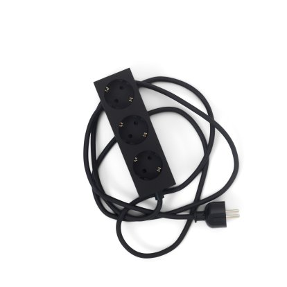 Power Bar / Beam Steckdosenleiste, 3 Steckdosen, Charcoal, 5 m