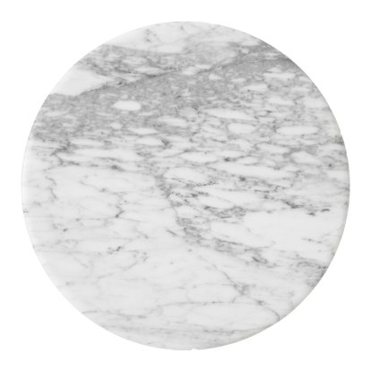 Marmorplatte für Wire Hocker, Bianco Carrara