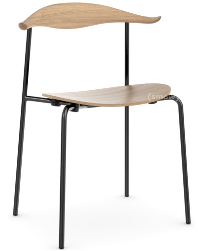 CH88T, Pulverbeschichtet, schwarz, Eiche Weißöl