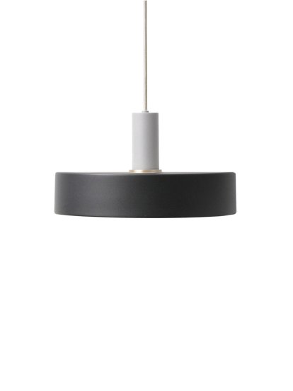 Collect Lighting, Niedrig, Light grey, Record, Black