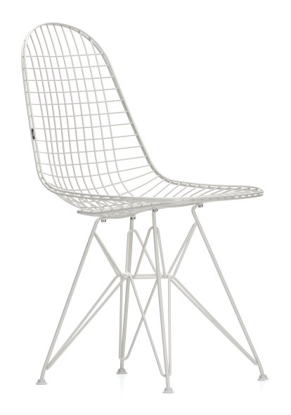 Wire Chair DKR , Pulverbeschichtet weiß