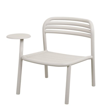 Bliss Loungesessel mit Beistelltisch, Sand, Ohne Sitzkissen